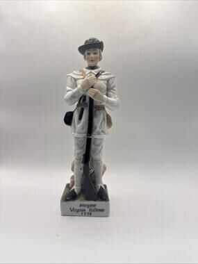 Vintage Porcelain Morgan’s Virgina Riflemen 1776 Revolutionary War Figurine *